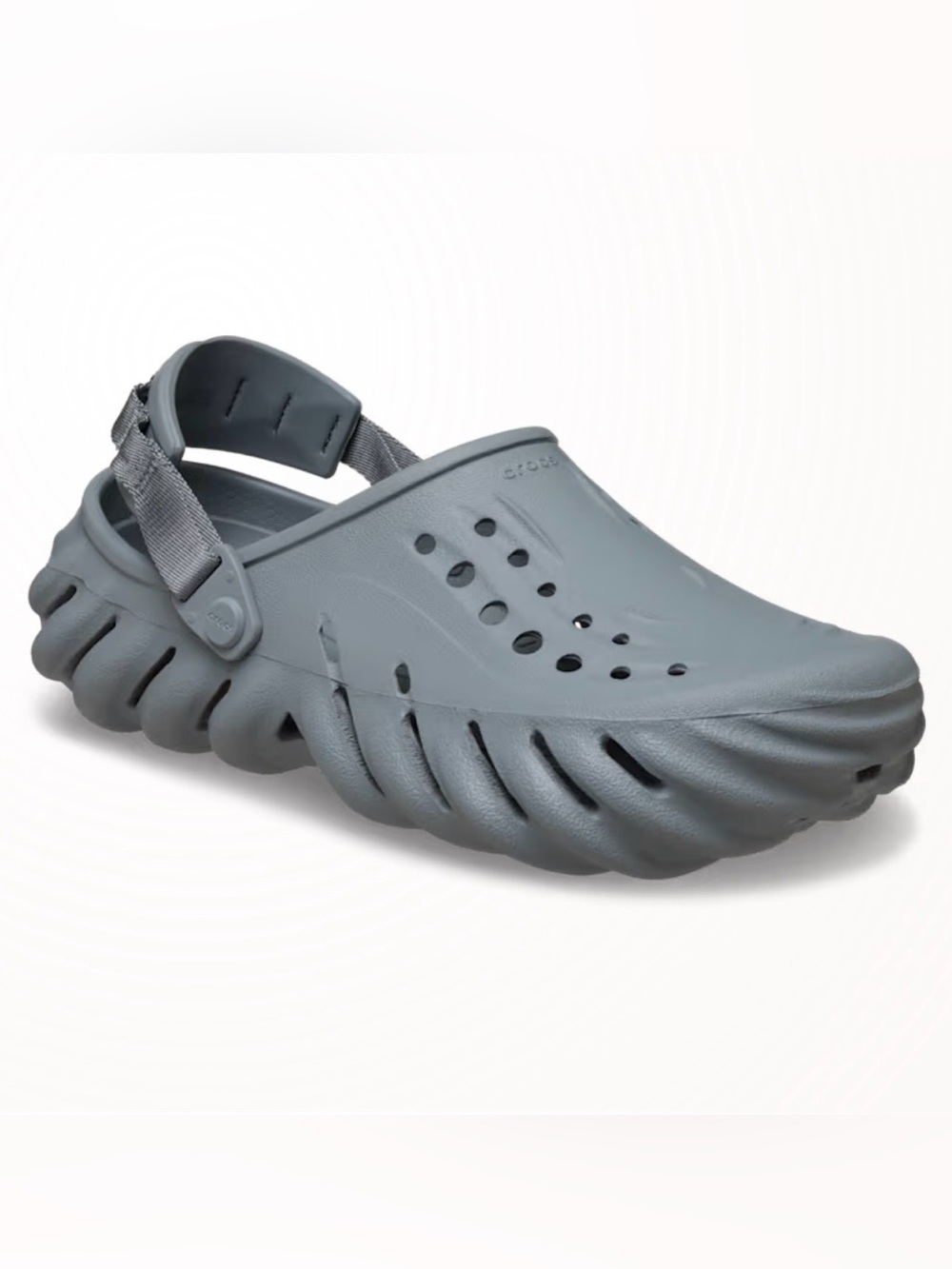 CROCS | Echo Clog in Concrete Gray - Picture 2 of 4